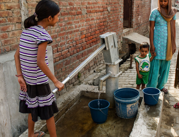 Clean water to others through the Gospel for Asia.